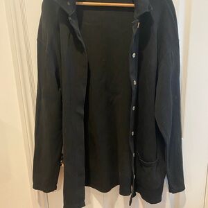 Black Button-Up Jacket